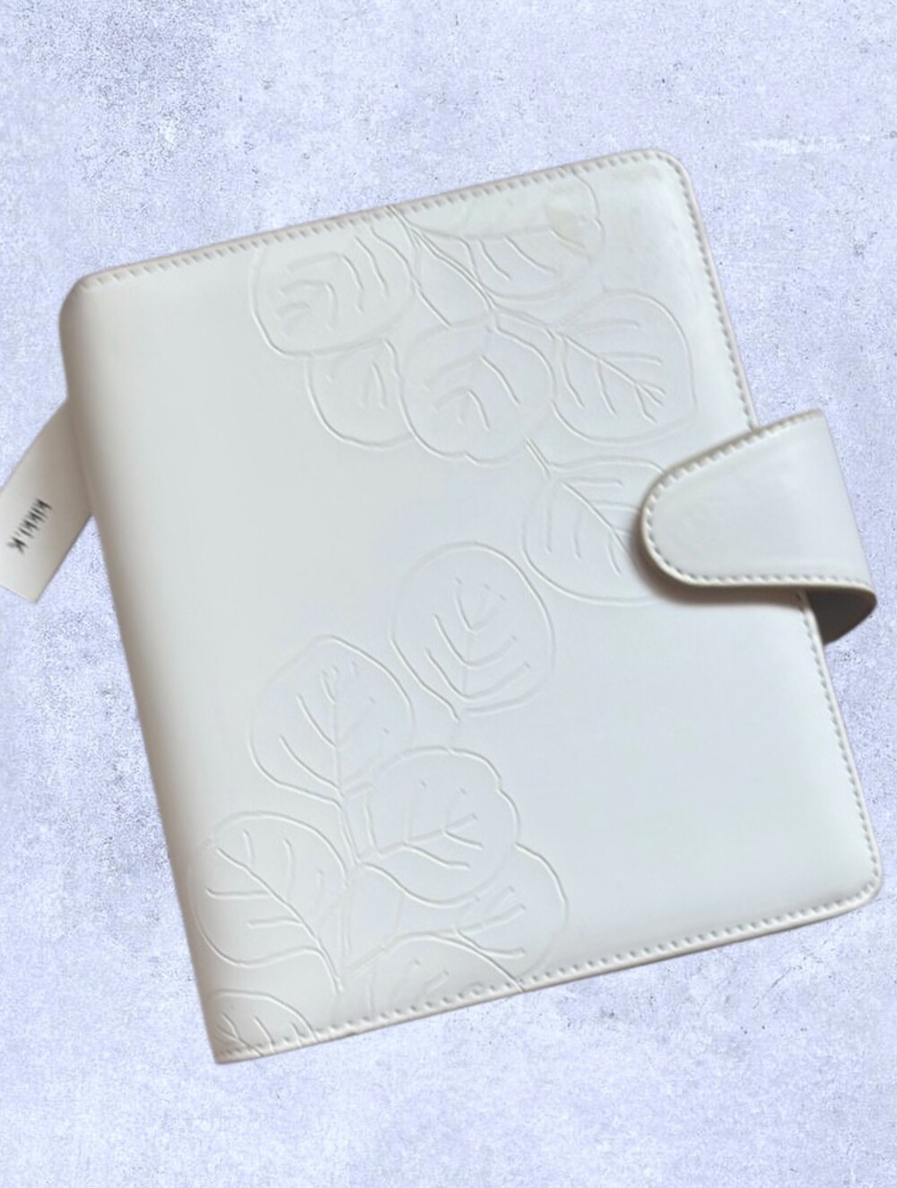 Kikki.K A5 Planner Cream Ivory Rose Gold 6 Ring Binder w/ Dividers & Insert